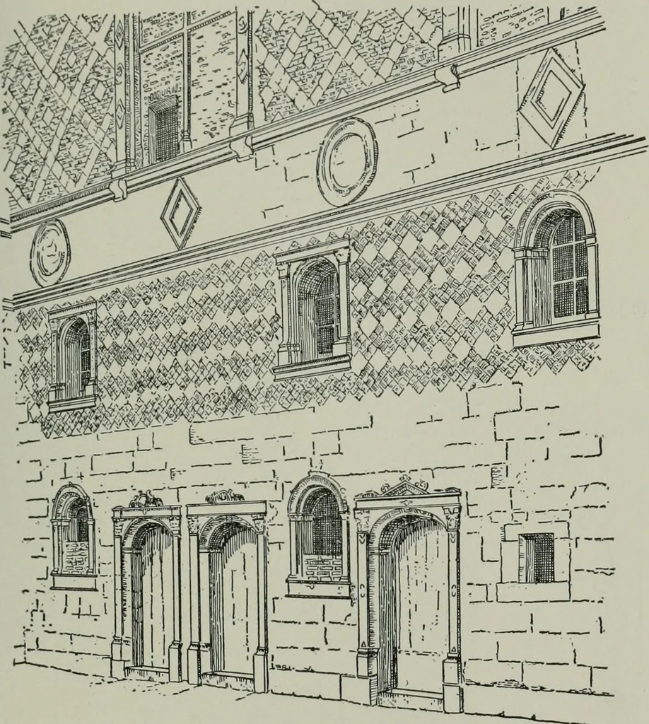 An illustration from A dictionary of architecture and building; biographical, historical and descriptive, 1901, leaf 182