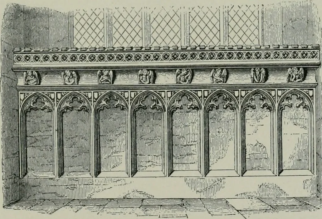 An illustration from A dictionary of architecture and building; biographical, historical and descriptive, 1901, leaf 186