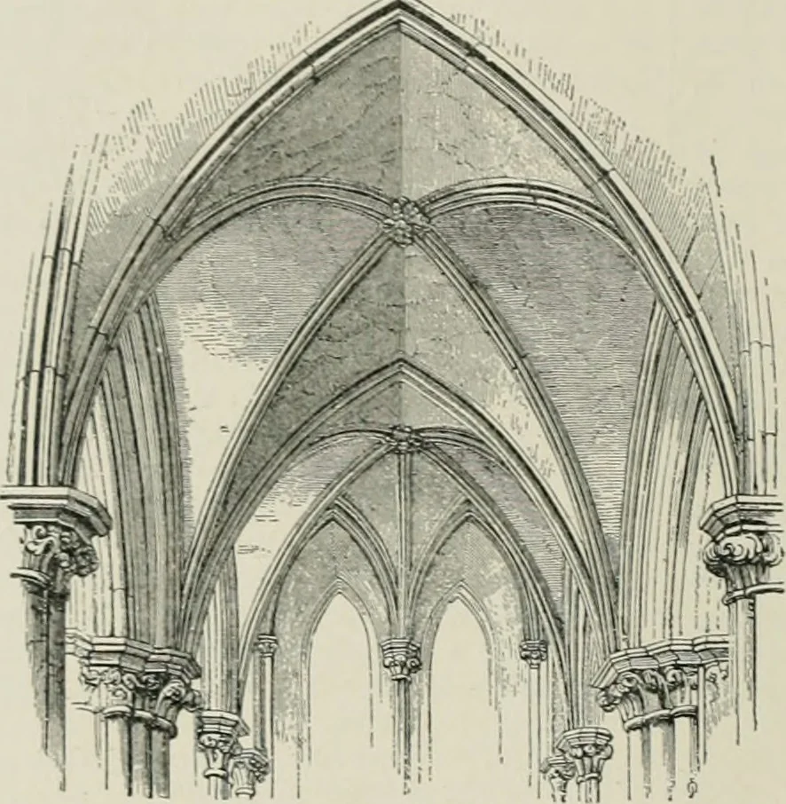 An illustration from A dictionary of architecture and building; biographical, historical and descriptive, 1901, leaf 189