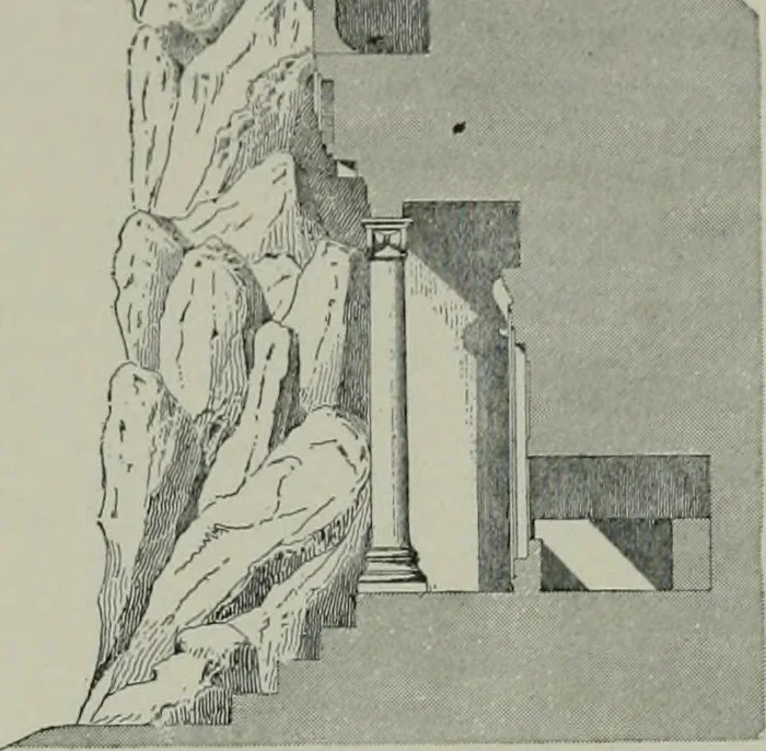 An illustration from A dictionary of architecture and building; biographical, historical and descriptive, 1901, leaf 198