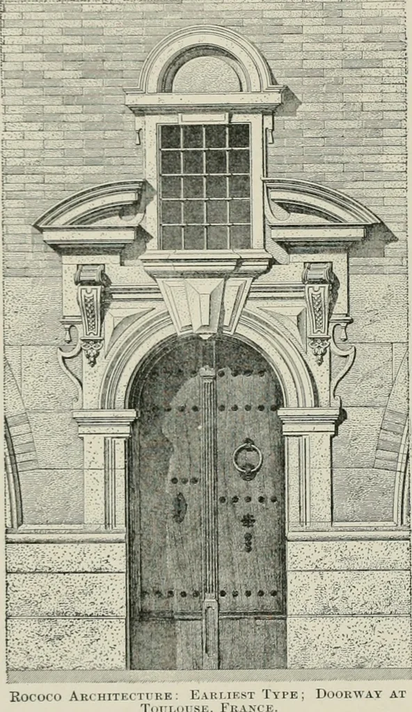 An illustration from A dictionary of architecture and building; biographical, historical and descriptive, 1901, leaf 199