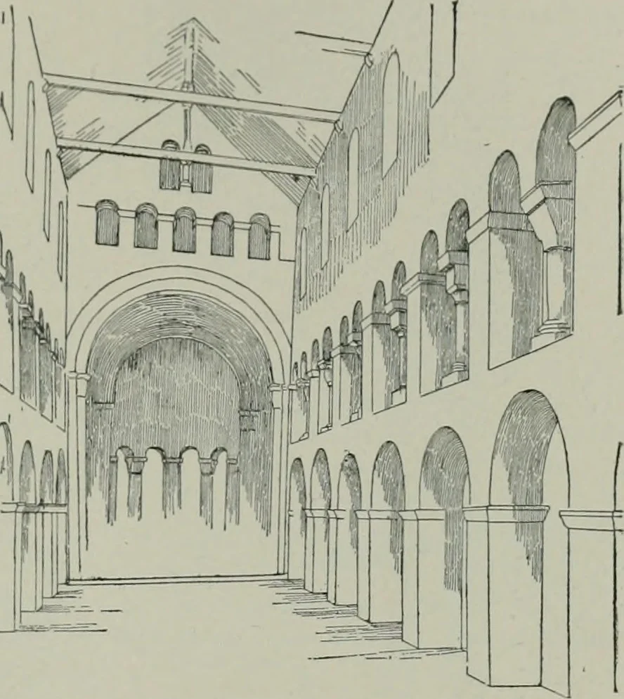An illustration from A dictionary of architecture and building; biographical, historical and descriptive, 1901, leaf 204
