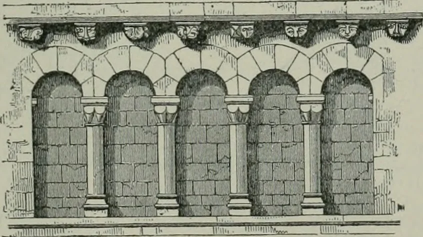 An illustration from A dictionary of architecture and building; biographical, historical and descriptive, 1901, leaf 204
