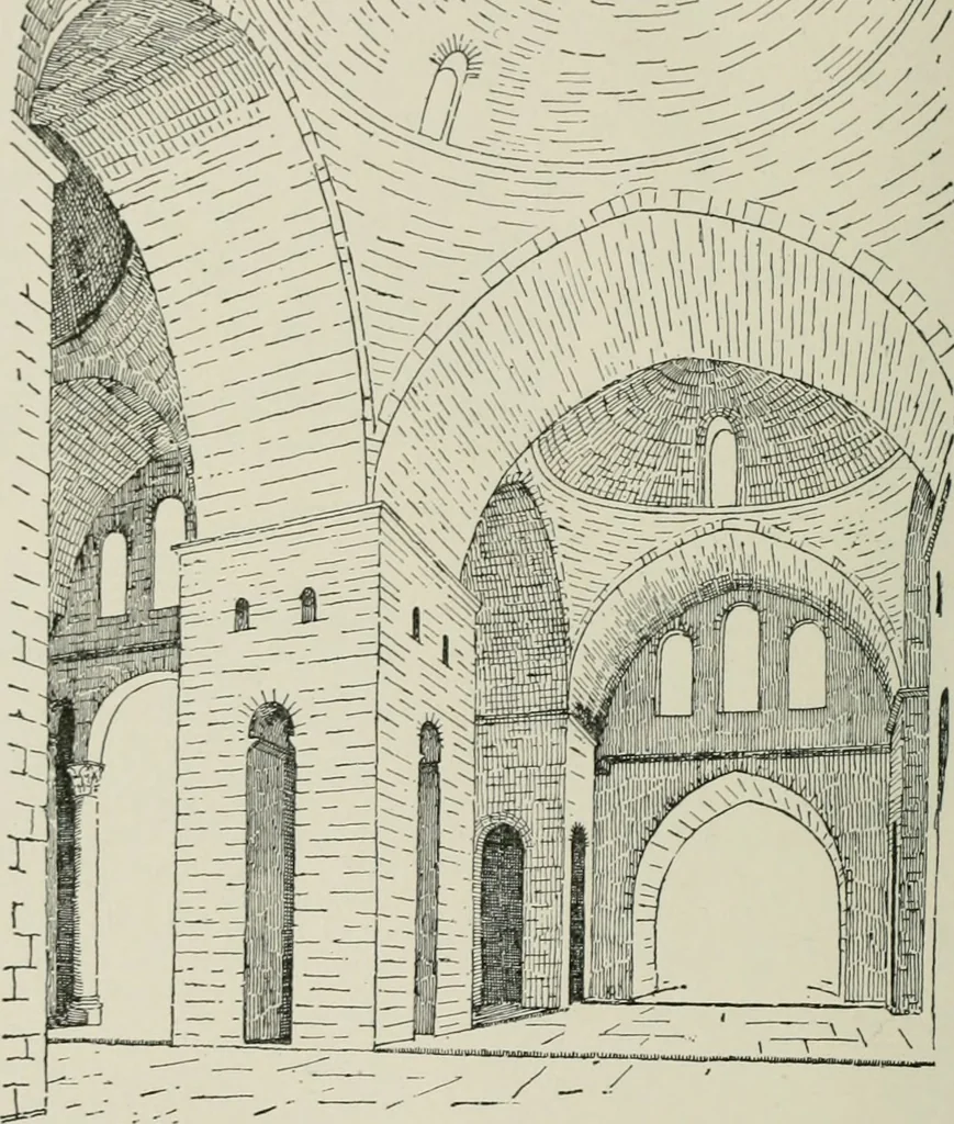 An illustration from A dictionary of architecture and building; biographical, historical and descriptive, 1901, leaf 205