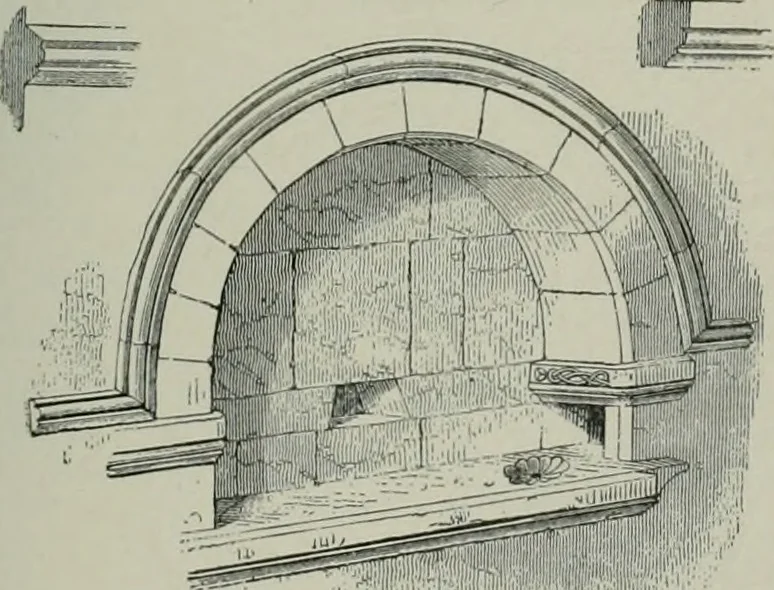 An illustration from A dictionary of architecture and building; biographical, historical and descriptive, 1901, leaf 206