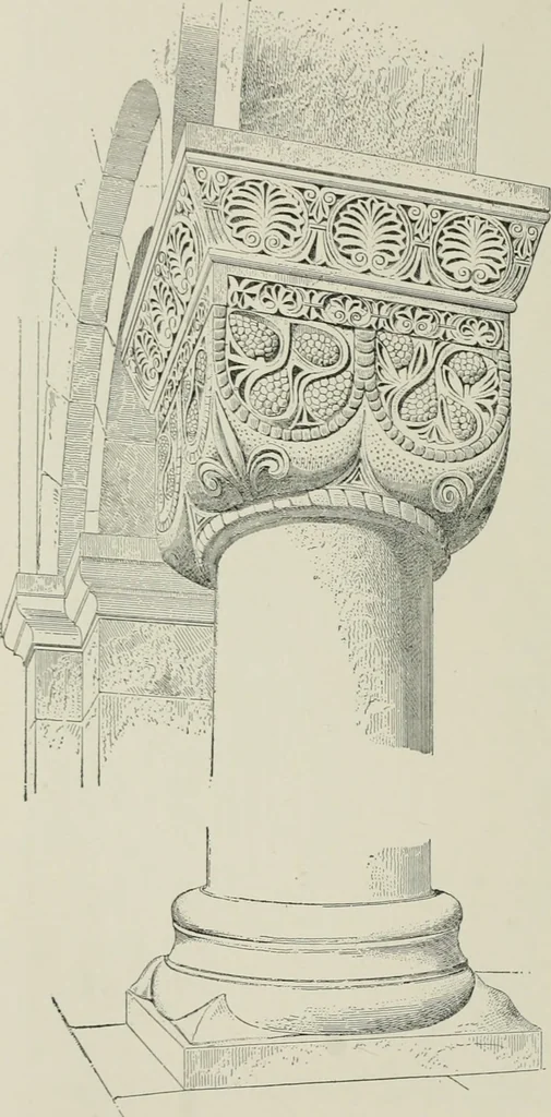 An illustration from A dictionary of architecture and building; biographical, historical and descriptive, 1901, leaf 211