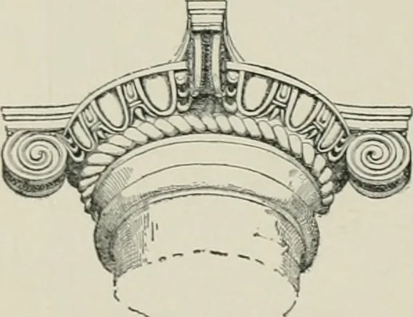 An illustration from A dictionary of architecture and building; biographical, historical and descriptive, 1901, leaf 215