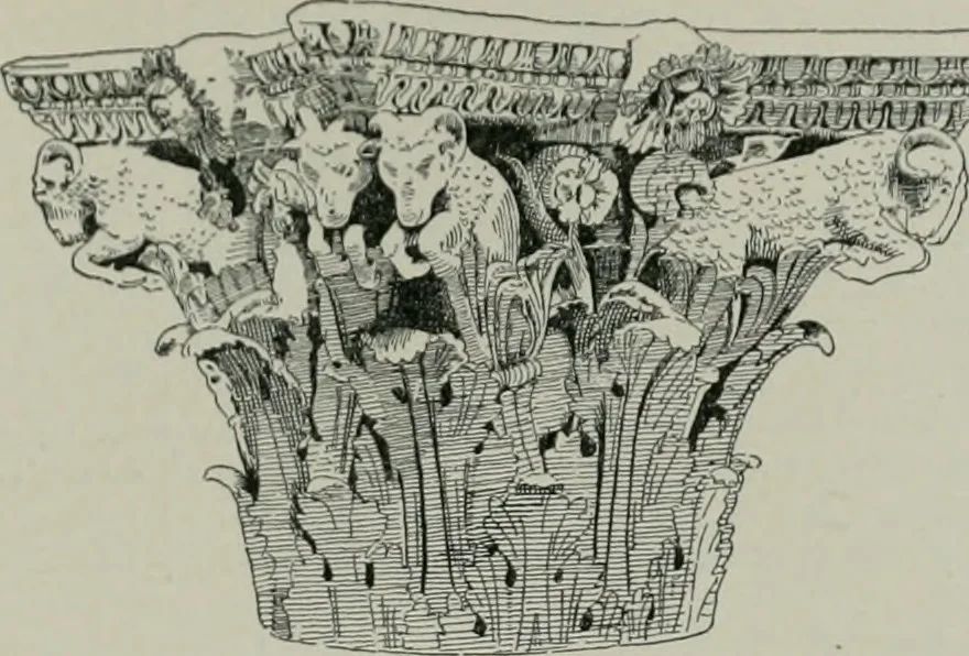 An illustration from A dictionary of architecture and building; biographical, historical and descriptive, 1901, leaf 216