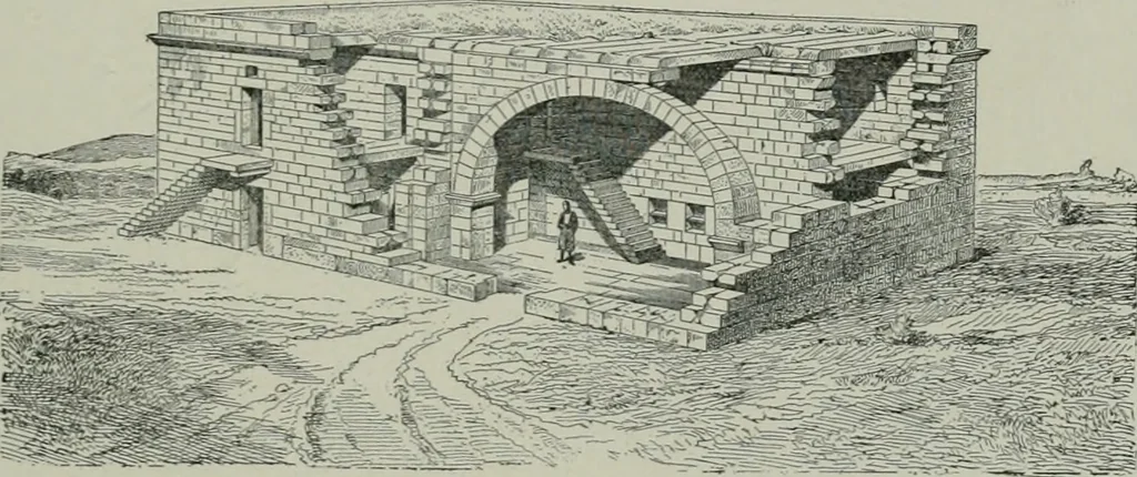 An illustration from A dictionary of architecture and building; biographical, historical and descriptive, 1901, leaf 224