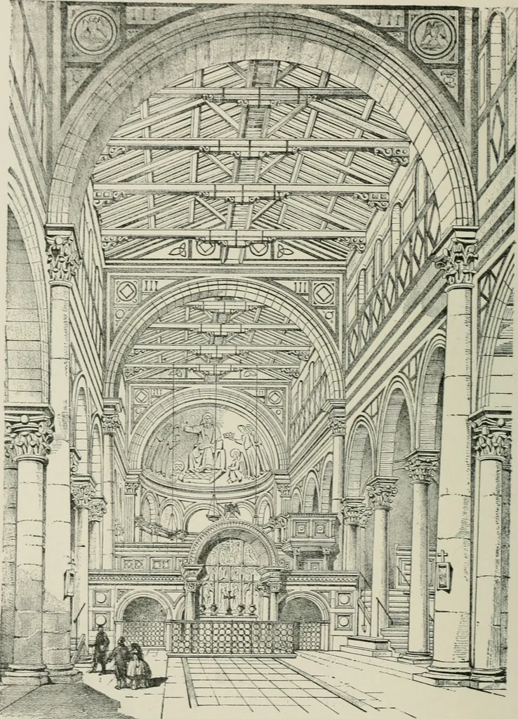 An illustration from A dictionary of architecture and building; biographical, historical and descriptive, 1901, leaf 225