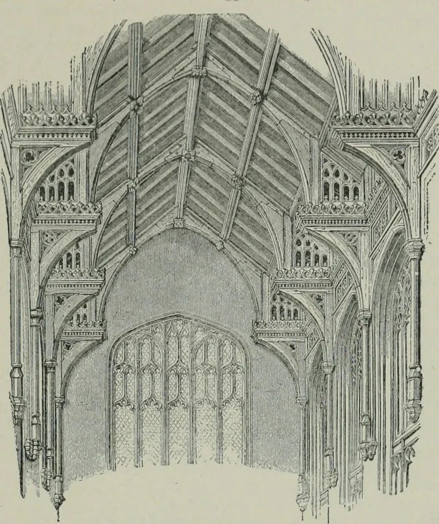 An illustration from A dictionary of architecture and building; biographical, historical and descriptive, 1901, leaf 230