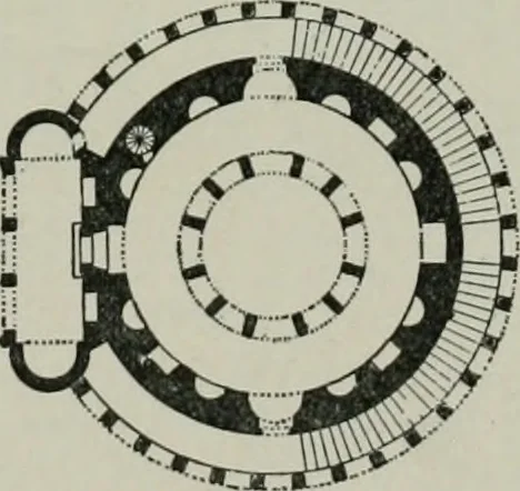 An illustration from A dictionary of architecture and building; biographical, historical and descriptive, 1901, leaf 232