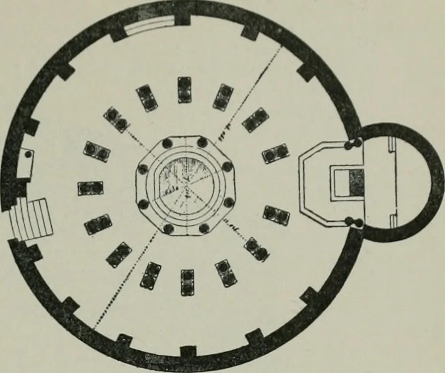 An illustration from A dictionary of architecture and building; biographical, historical and descriptive, 1901, leaf 234