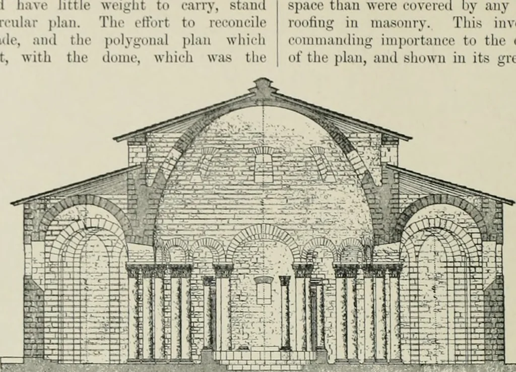 An illustration from A dictionary of architecture and building; biographical, historical and descriptive, 1901, leaf 235