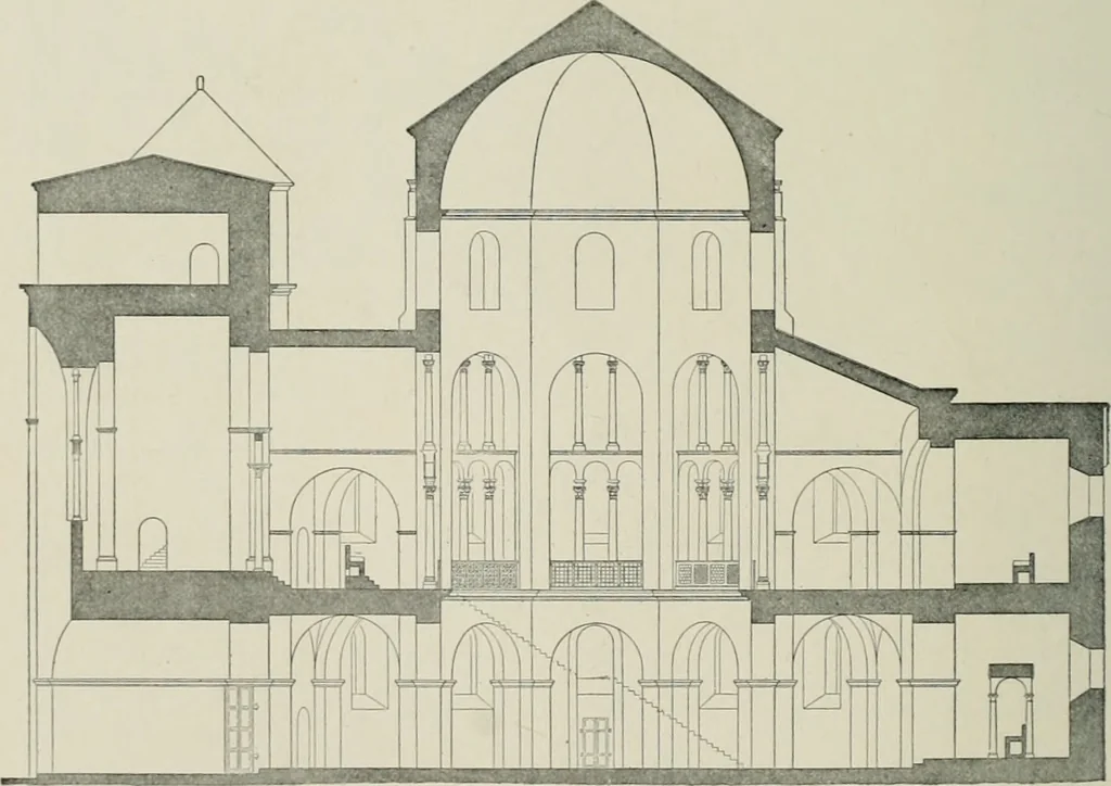 An illustration from A dictionary of architecture and building; biographical, historical and descriptive, 1901, leaf 235