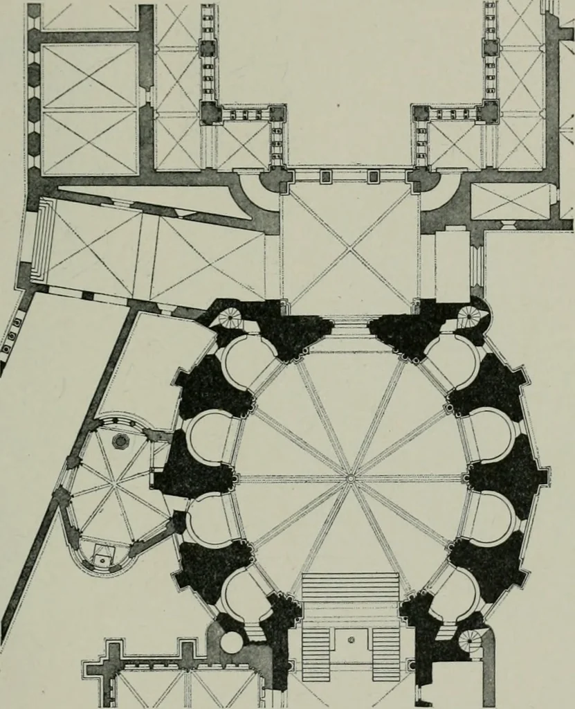 An illustration from A dictionary of architecture and building; biographical, historical and descriptive, 1901, leaf 236
