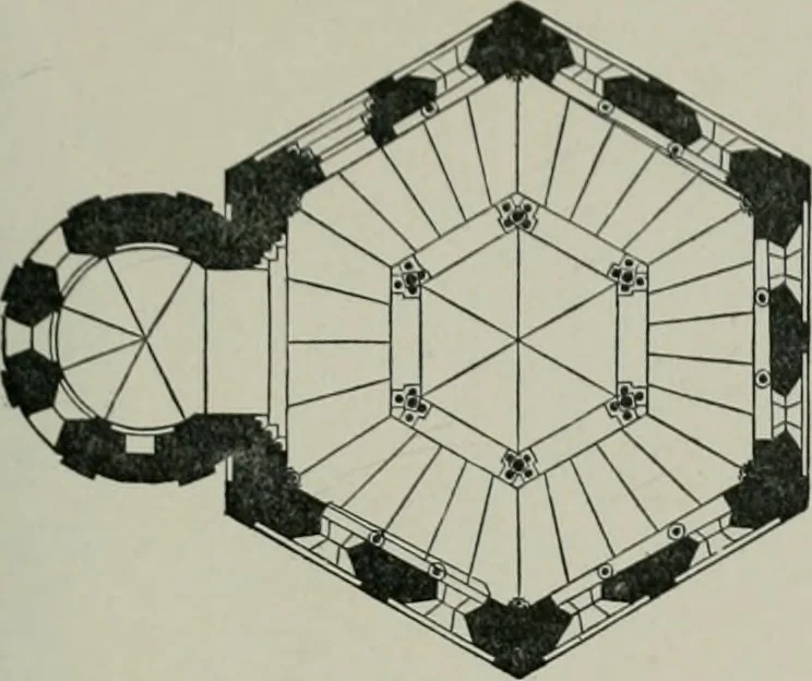 An illustration from A dictionary of architecture and building; biographical, historical and descriptive, 1901, leaf 238