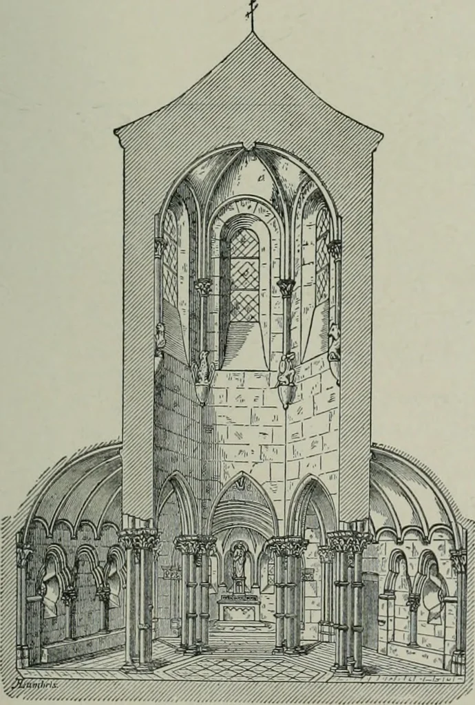 An illustration from A dictionary of architecture and building; biographical, historical and descriptive, 1901, leaf 238