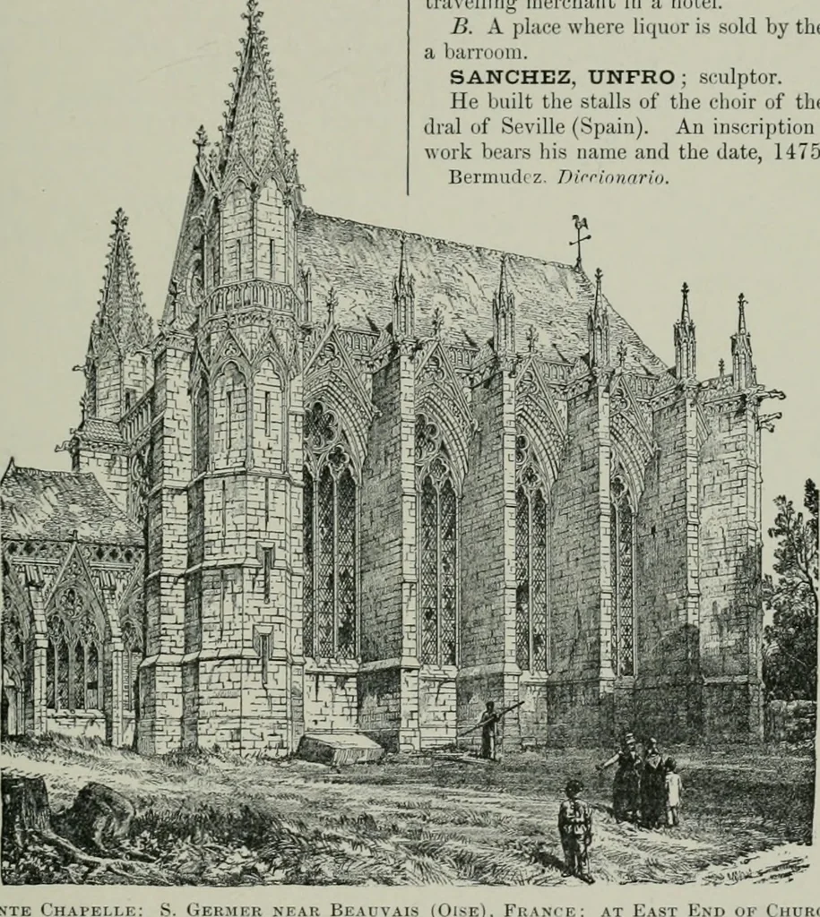 An illustration from A dictionary of architecture and building; biographical, historical and descriptive, 1901, leaf 248