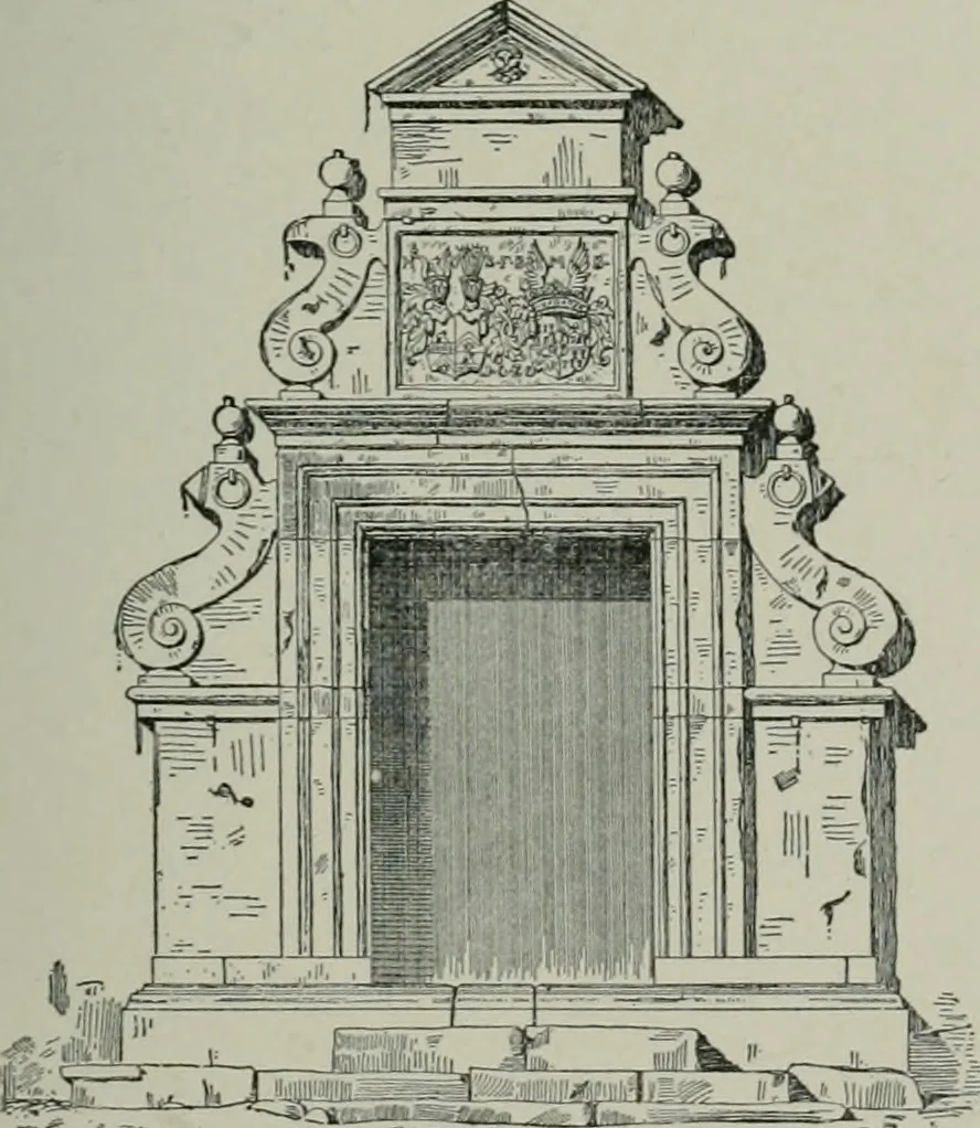 An illustration from A dictionary of architecture and building; biographical, historical and descriptive, 1901, leaf 258