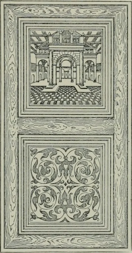 An illustration from A dictionary of architecture and building; biographical, historical and descriptive, 1901, leaf 258