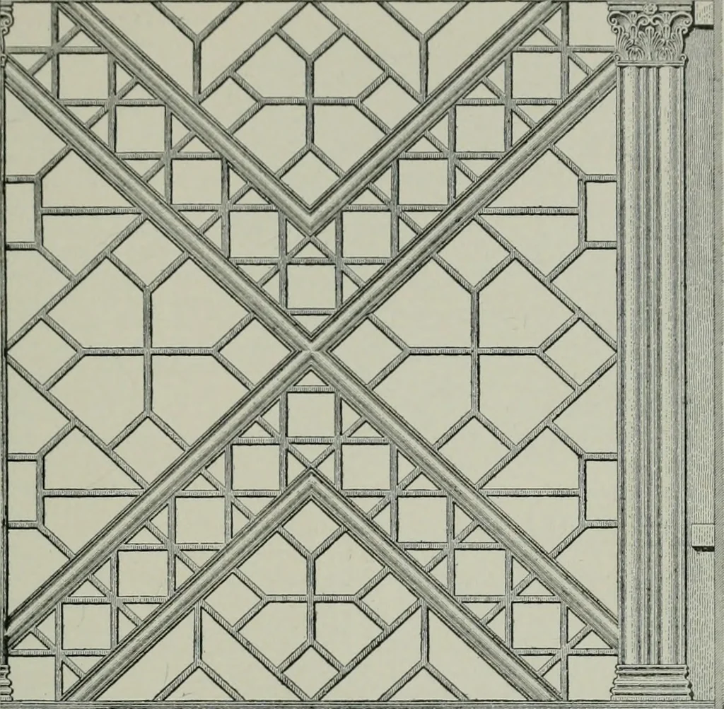 An illustration from A dictionary of architecture and building; biographical, historical and descriptive, 1901, leaf 282