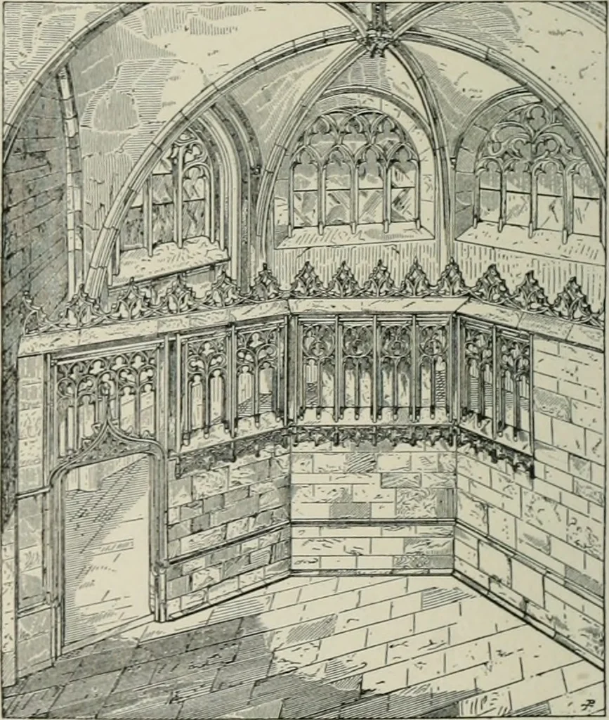 An illustration from A dictionary of architecture and building; biographical, historical and descriptive, 1901, leaf 283