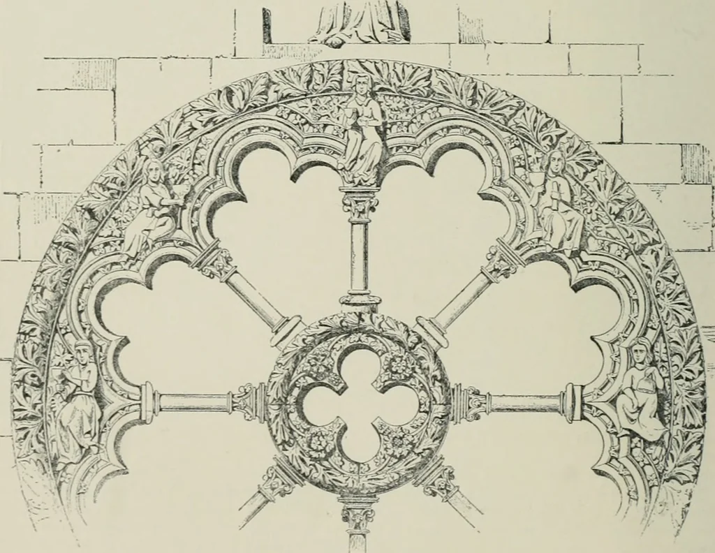 An illustration from A dictionary of architecture and building; biographical, historical and descriptive, 1901, leaf 285