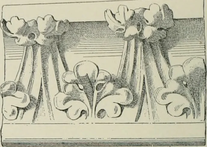 An illustration from A dictionary of architecture and building; biographical, historical and descriptive, 1901, leaf 287