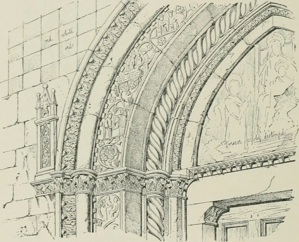 An illustration from A dictionary of architecture and building; biographical, historical and descriptive, 1901, leaf 289