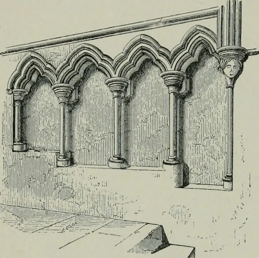 An illustration from A dictionary of architecture and building; biographical, historical and descriptive, 1901, leaf 296
