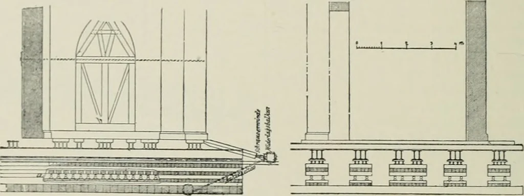 An illustration from A dictionary of architecture and building; biographical, historical and descriptive, 1901, leaf 307