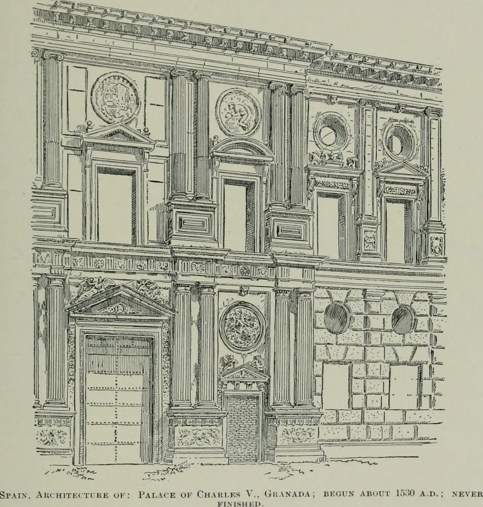 An illustration from A dictionary of architecture and building; biographical, historical and descriptive, 1901, leaf 342