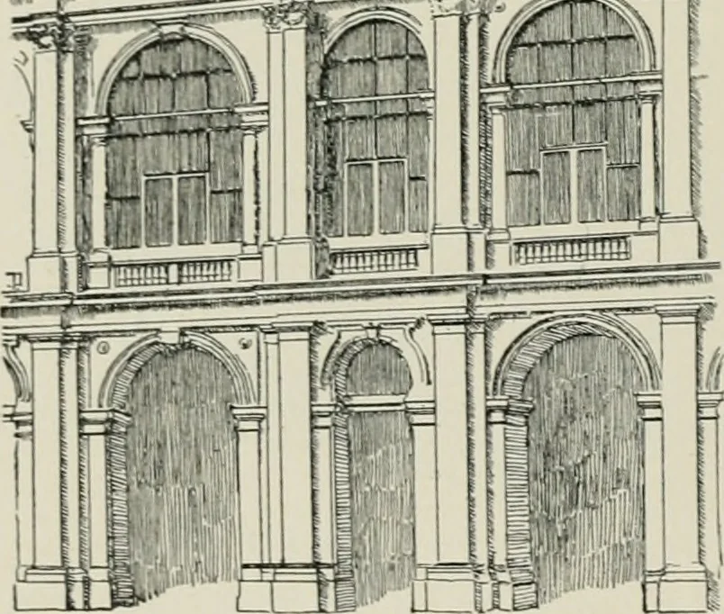 An illustration from A dictionary of architecture and building; biographical, historical and descriptive, 1901, leaf 347