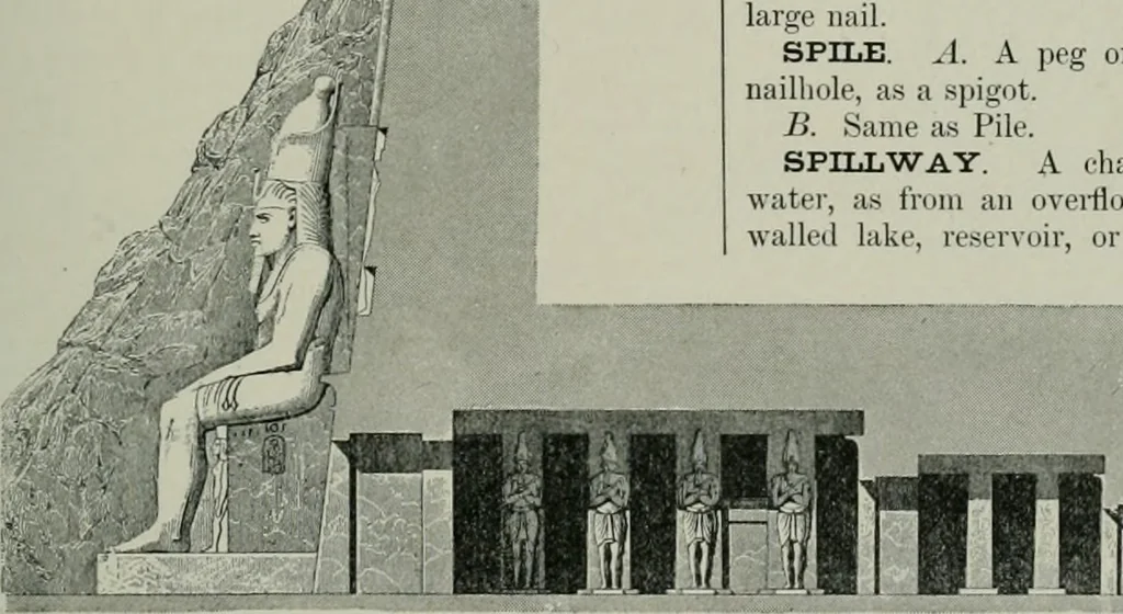 An illustration from A dictionary of architecture and building; biographical, historical and descriptive, 1901, leaf 354