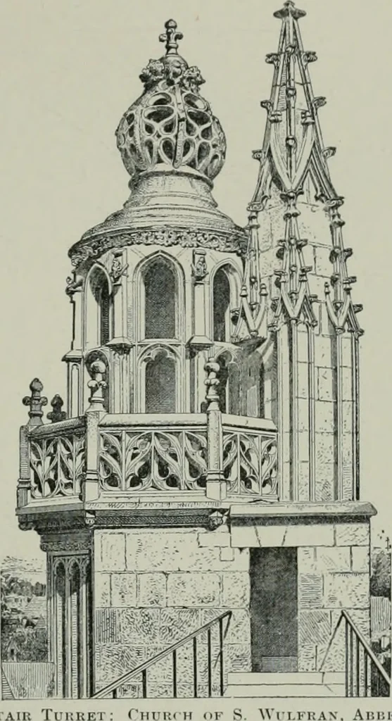 An illustration from A dictionary of architecture and building; biographical, historical and descriptive, 1901, leaf 370