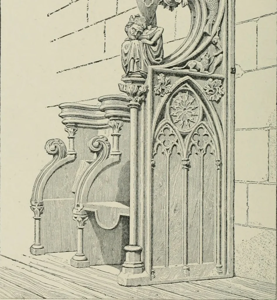 An illustration from A dictionary of architecture and building; biographical, historical and descriptive, 1901, leaf 371