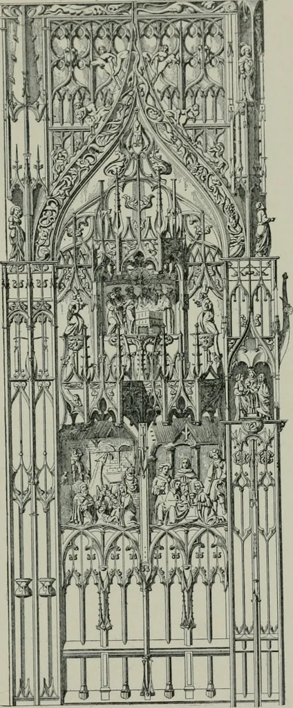 An illustration from A dictionary of architecture and building; biographical, historical and descriptive, 1901, leaf 374