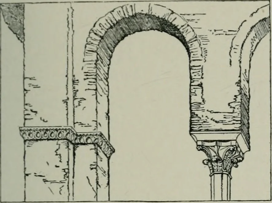 An illustration from A dictionary of architecture and building; biographical, historical and descriptive, 1901, leaf 380