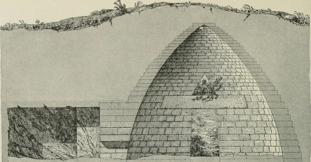 An illustration from A dictionary of architecture and building; biographical, historical and descriptive, 1901, leaf 393