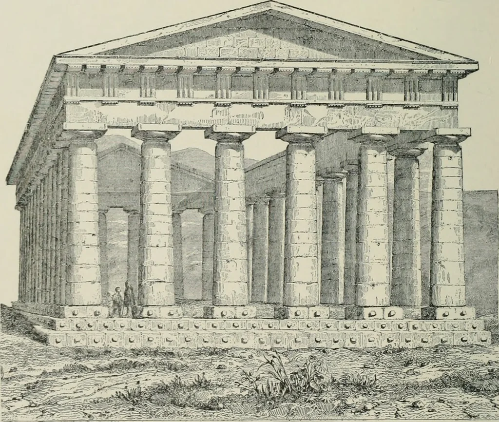 An illustration from A dictionary of architecture and building; biographical, historical and descriptive, 1901, leaf 393