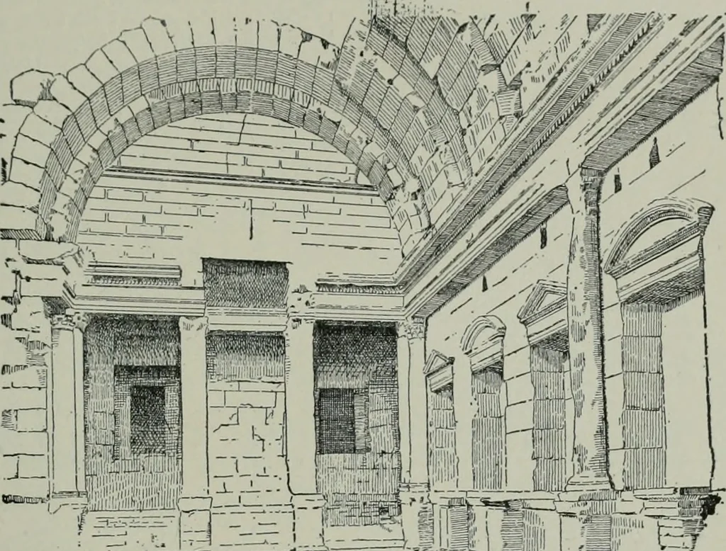 An illustration from A dictionary of architecture and building; biographical, historical and descriptive, 1901, leaf 394