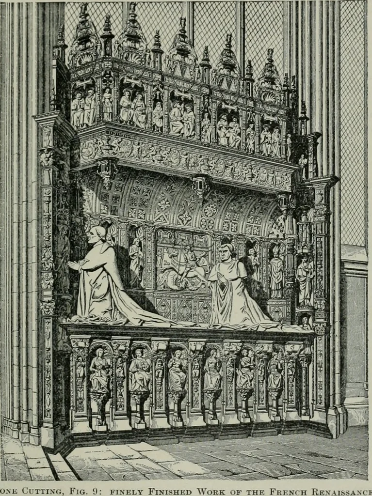 An illustration from A dictionary of architecture and building; biographical, historical and descriptive, 1901, leaf 396
