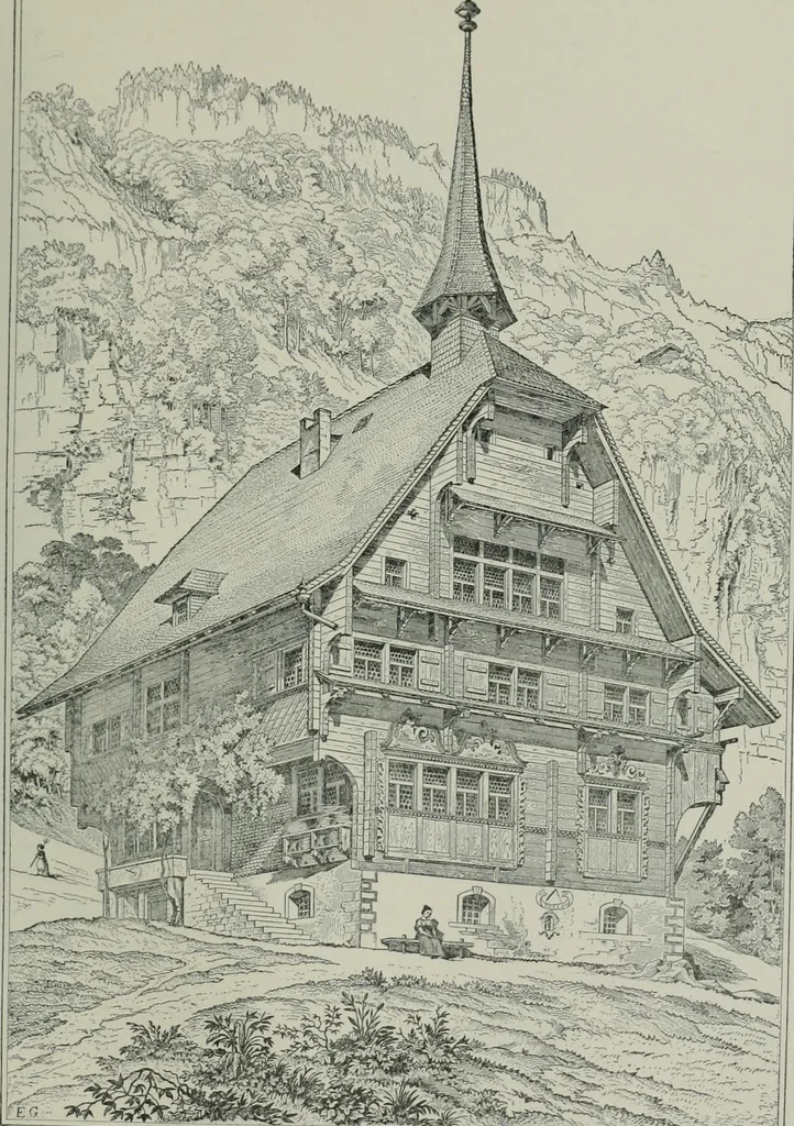 An illustration from A dictionary of architecture and building; biographical, historical and descriptive, 1901, leaf 420