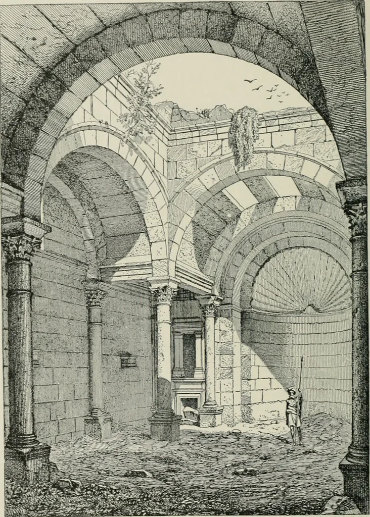 An illustration from A dictionary of architecture and building; biographical, historical and descriptive, 1901, leaf 427