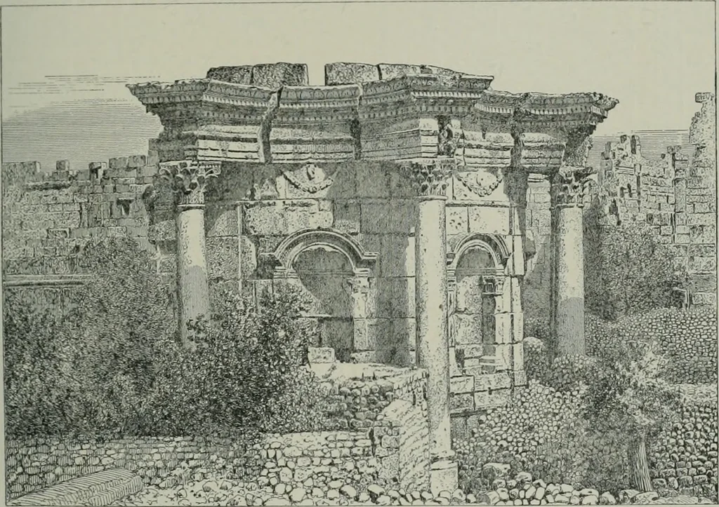 An illustration from A dictionary of architecture and building; biographical, historical and descriptive, 1901, leaf 428