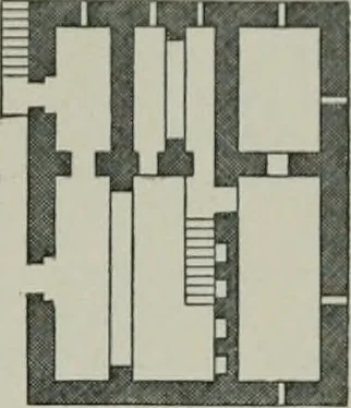 An illustration from A dictionary of architecture and building; biographical, historical and descriptive, 1901, leaf 438