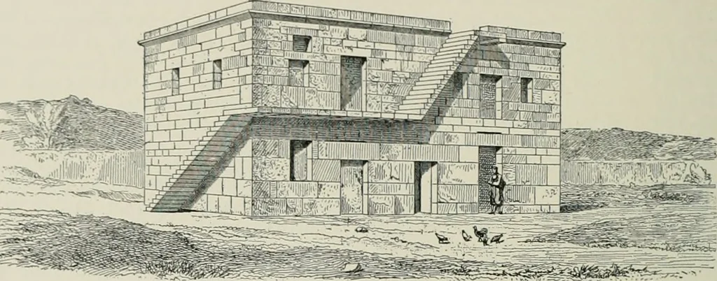 An illustration from A dictionary of architecture and building; biographical, historical and descriptive, 1901, leaf 439