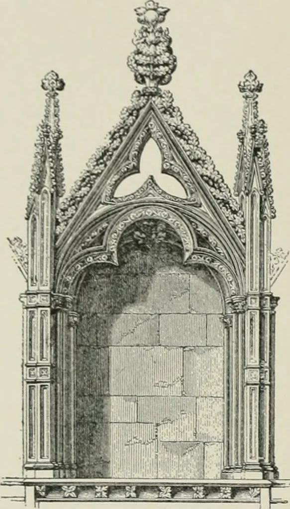 An illustration from A dictionary of architecture and building; biographical, historical and descriptive, 1901, leaf 443