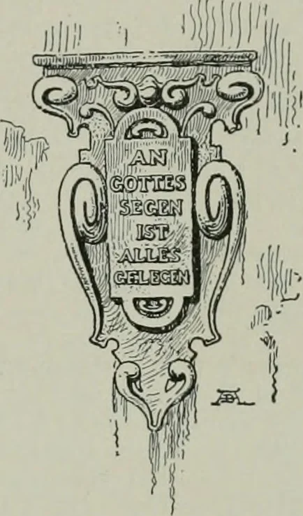 An illustration from A dictionary of architecture and building; biographical, historical and descriptive, 1901, leaf 444